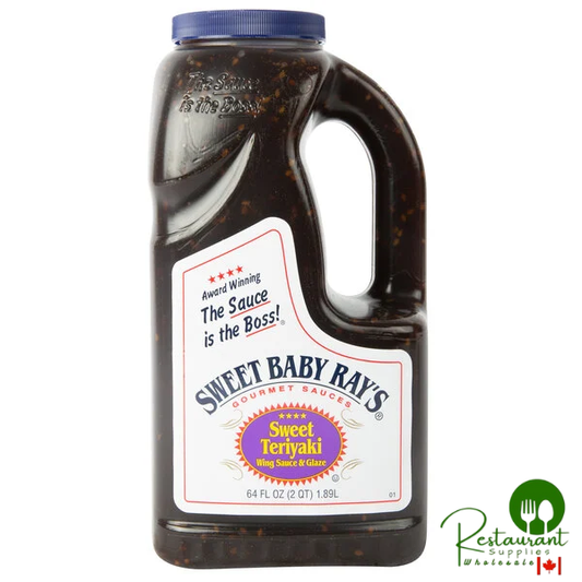 Sweet Baby Ray's 0.5 Gallon Sweet Teriyaki Wing Sauce and Glaze - 4/Case
