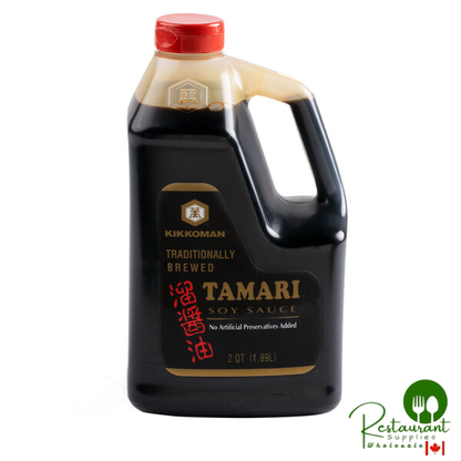 Kikkoman Tamari Soy Sauce .5 Gallon Container - 6/Case