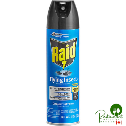 SC Johnson 300816 Raid® 15 oz. Aerosol Flying Insect Killer - 12/Case