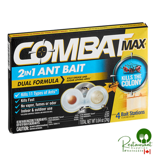 Combat Max® DIA07172 4-Pack 2-in-1 Ant Bait - 8/Case