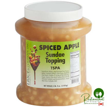 I. Rice 1/2 Gallon Spiced Apple Dessert / Sundae Topping