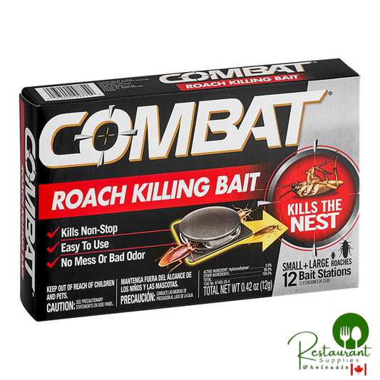 Combat® DIA05701 12-Pack Small and Large Roach Bait - 10/Case