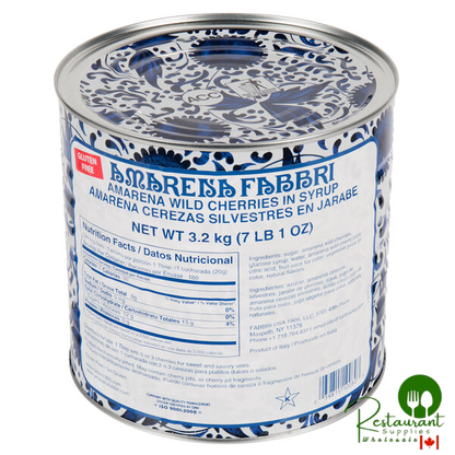 Fabbri Amarena Cherries in Syrup 7 lb. (3.2 kg) - 6/Case