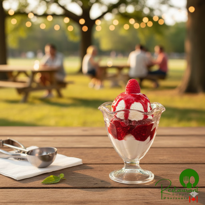 I. Rice 1/2 Gallon Red Raspberry Dessert / Sundae Topping - 6/Case