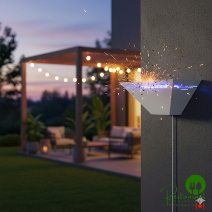 Curtron Pest-Pro BL100C White High Intensity UV Flying Insect Light Trap with 10 Glue Boards, 900 sq. ft. Coverage - 120V, 15W