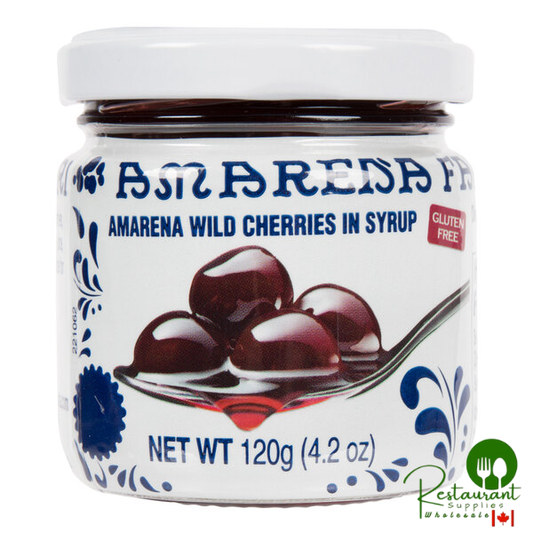 Fabbri Amarena Cherries in Syrup 4 oz. (120 g) - 24/Case