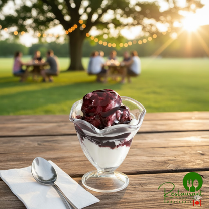 I. Rice 1/2 Gallon Black Raspberry Dessert / Sundae Topping