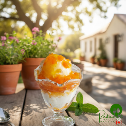 I. Rice 1/2 Gallon Mango Sunrise Dessert / Sundae Topping