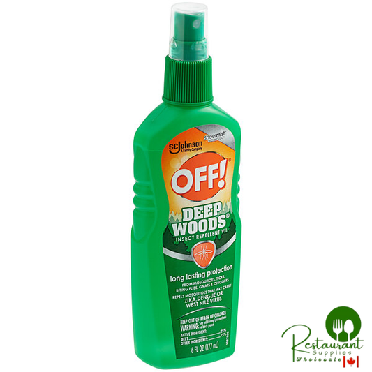 SC Johnson OFF!® 331354 Deep Woods® Sportsmen 6 fl. oz. Insect Repellent VII - 12/Case