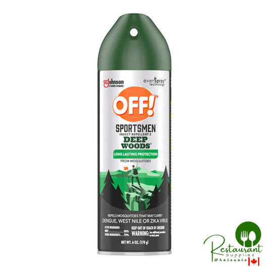 SC Johnson OFF!® 334684 6 oz. Deep Woods® Sportsmen Insect Repellent 3 - 12/Case