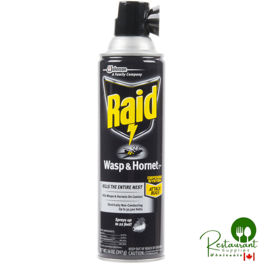 SC Johnson Raid® 668006 14 oz. Aerosol Wasp and Hornet Killer - 12/Case