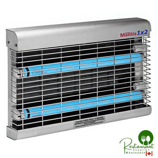 PestWest Mantis 125-000316 1x2 Stainless Steel Insect Light Trap - 30W, 110V