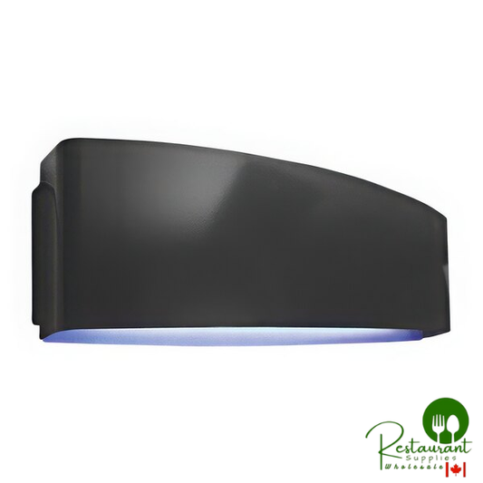 PestWest Mantis Sirius 125-000375 Wall-Mounted Black Dual Voltage Insect Light Trap - 28W, 110V