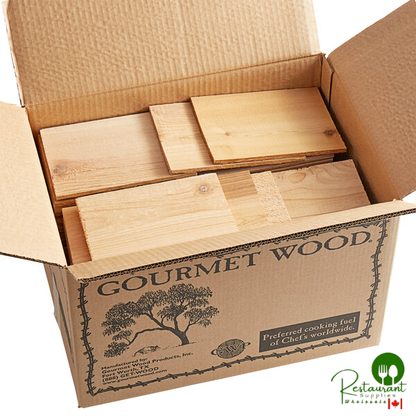 5 1/2" x 8" Cedar Wood Grilling Planks - 144/Case