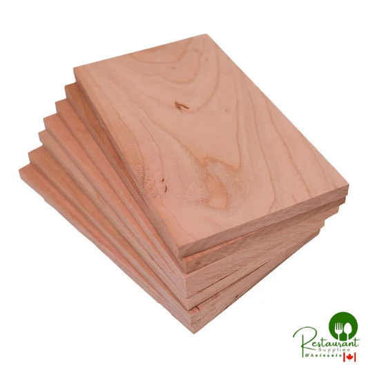 Wildwood Grilling 3 1/2" x 6" x 5/16" Alder Wood Grilling Plank - 50/Case