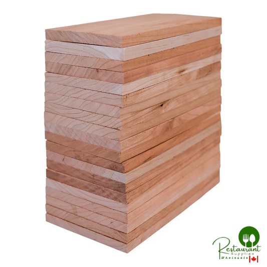 Wildwood Grilling 3 1/2" x 6" x 5/16" Cherry Wood Grilling Plank - 50/Case