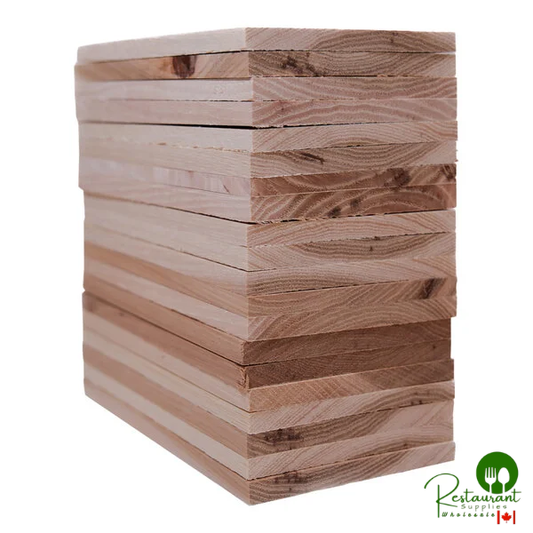 Wildwood Grilling 3 1/2" x 6" x 5/16" Hickory Wood Grilling Plank - 100/Case