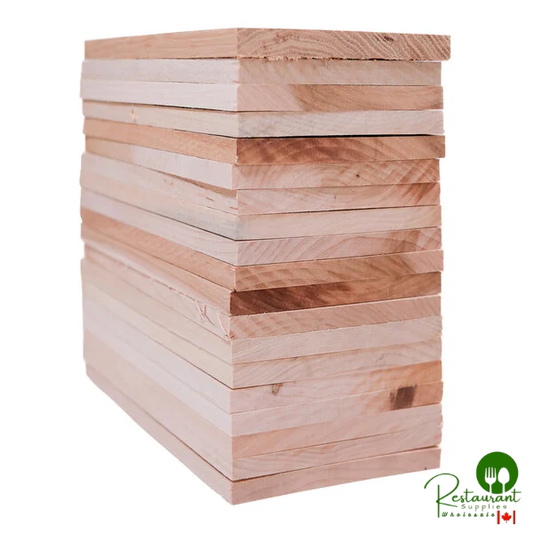 Wildwood Grilling 3 1/2" x 6" x 5/16" Maple Wood Grilling Plank - 50/Case