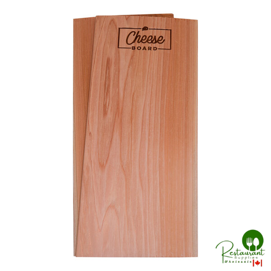 Wildwood Grilling 7" x 11" Alder Wood Cheese Board - 40/Case