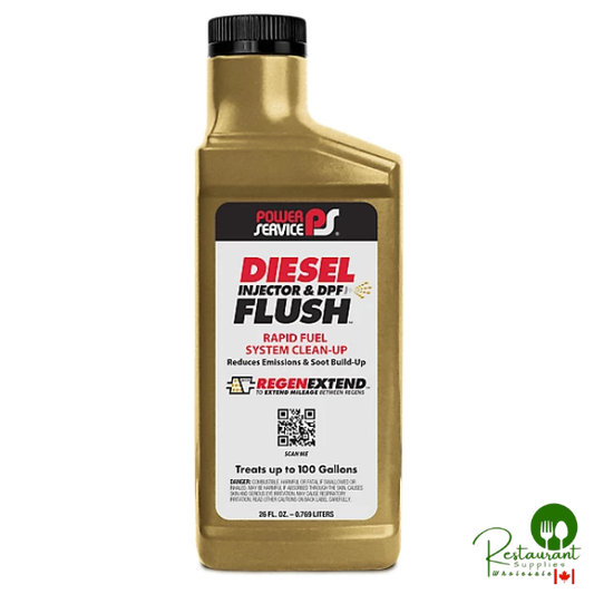POWER SERVICE DIESEL INJECTOR & DPF FLUSH 3226-12, SINGLE, 26oz