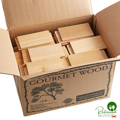 3 1/2" x 6 1/2" Cedar Wood Grilling Planks - 288/Case