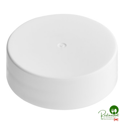 33/400 Smooth Black Lid with Foam Liner - 4,000/Case