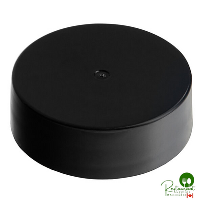 33/400 Smooth Unlined Black Lid - 4,000/Case