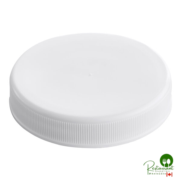 53/400 Black Ribbed Plastic Cap with Foam Liner - 1,700/Case - additional view