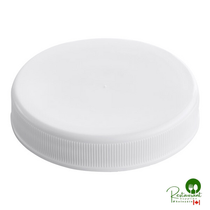53/400 Black Ribbed Plastic Cap with Foam Liner - 1,700/Case - additional view