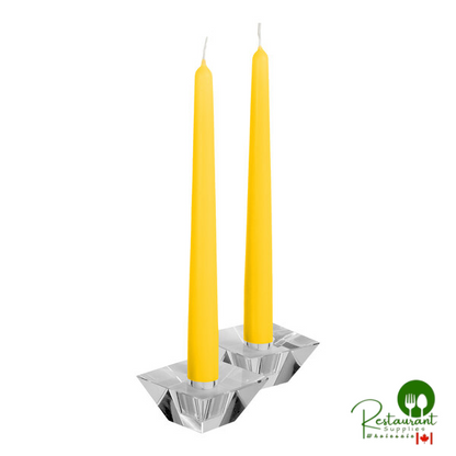 Hyoola Candles 12" White 10 Hour Taper Candle - 144/Case