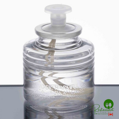 Sterno 30506 Soft Light 15 Hour "Smokeless" Clear Liquid Candle Fuel Cartridge - 96/Case