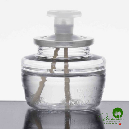 Sterno 30504 Soft Light 12 Hour "Smokeless" Clear Liquid Candle Fuel Cartridge - 144/Case