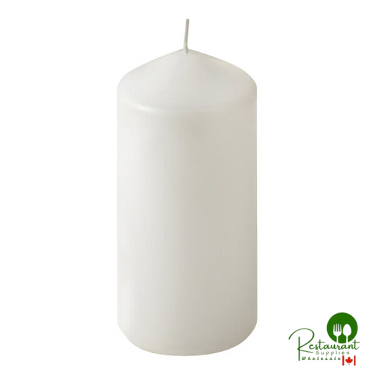 Hyoola Candles 2" x 4" White 25-Hour Pillar Candle - 24/Case