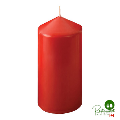 Hyoola Candles 2" x 4" White 25-Hour Pillar Candle - 24/Case