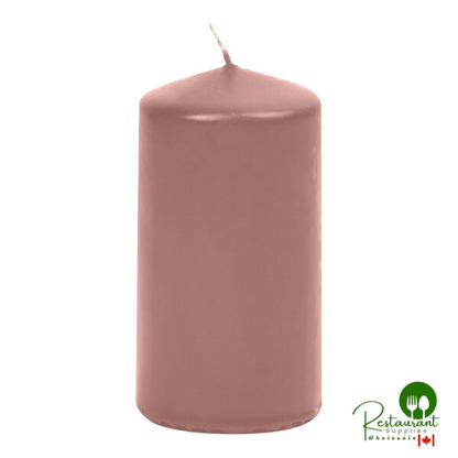 Hyoola Candles 3" x 6" White 90-Hour Pillar Candle - 6/Case