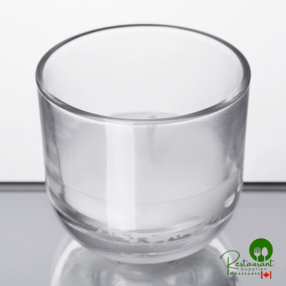Sterno 40114 PetiteLites 8 Hour Clear Wax Filled Glass Candle - 48/Case