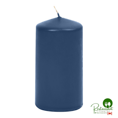 Hyoola Candles 3" x 6" White 90-Hour Pillar Candle - 6/Case