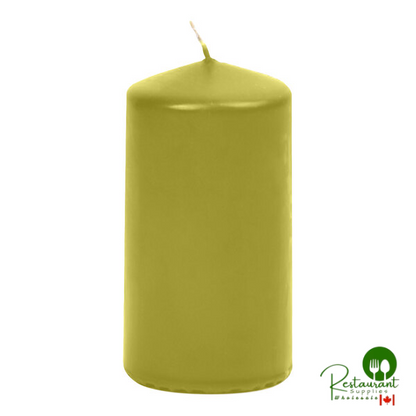 Hyoola Candles 3" x 6" White 90-Hour Pillar Candle - 6/Case