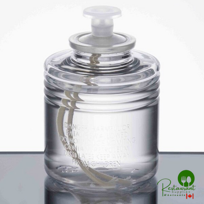 Sterno 30514 Soft Light 36 Hour "Smokeless" Clear Liquid Candle Fuel Cartridge - 36/Case