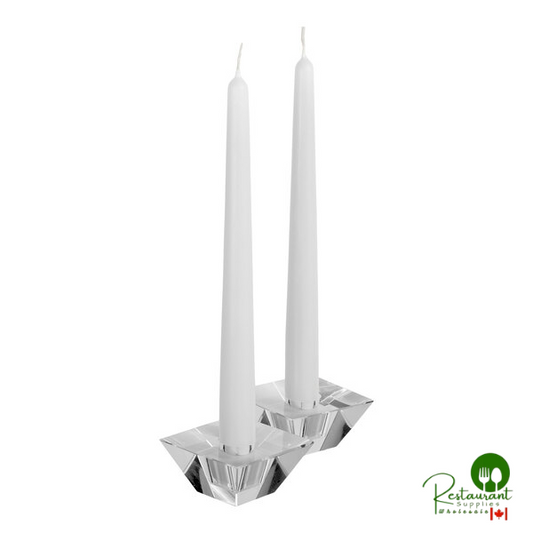 Hyoola Candles 14" White 12-Hour Taper Candle - 144/Case