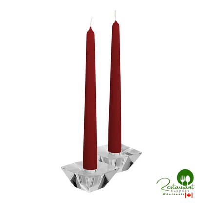 Hyoola Candles 10" White 8 Hour Taper Candle - 144/Case