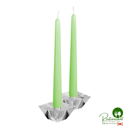 Hyoola Candles 10" White 8 Hour Taper Candle - 144/Case