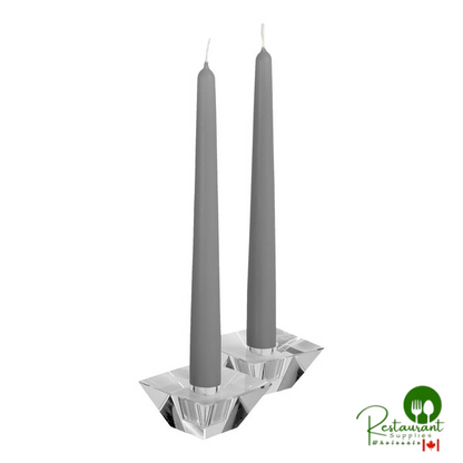 Hyoola Candles 10" White 8 Hour Taper Candle - 144/Case