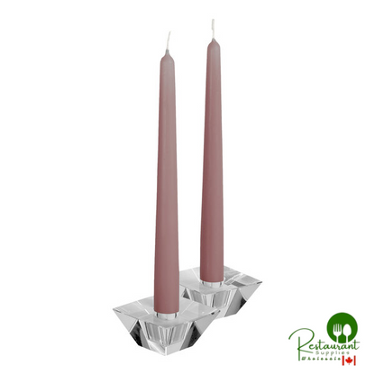 Hyoola Candles 10" White 8 Hour Taper Candle - 144/Case