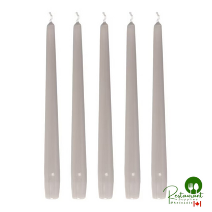 Hyoola Candles 10" White 8 Hour Taper Candle - 144/Case