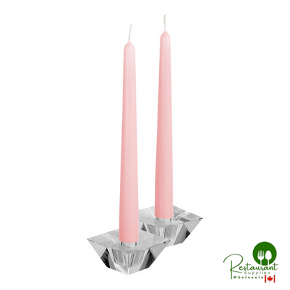 Hyoola Candles 10" White 8 Hour Taper Candle - 144/Case