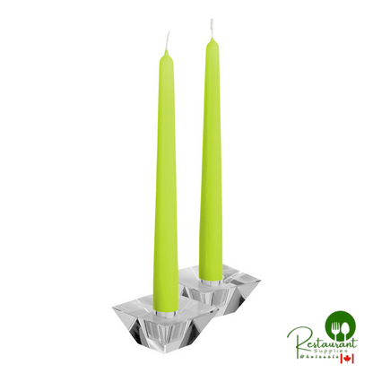 Hyoola Candles 10" White 8 Hour Taper Candle - 144/Case