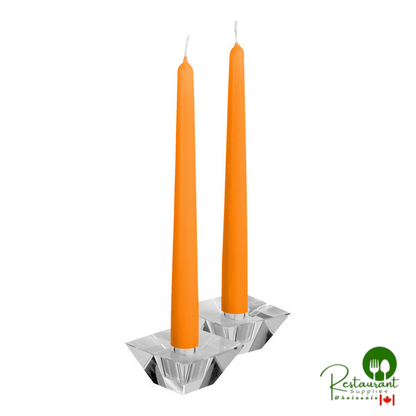 Hyoola Candles 10" White 8 Hour Taper Candle - 144/Case