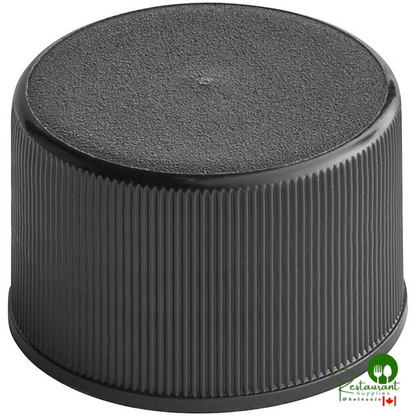 24/410 White Continuous Thread Lid with Foam Liner - 4,300/Case