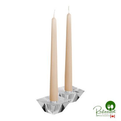 Hyoola Candles 10" White 8 Hour Taper Candle - 144/Case